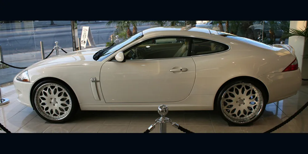 Jaguar XK on Forgiato Grano wheels