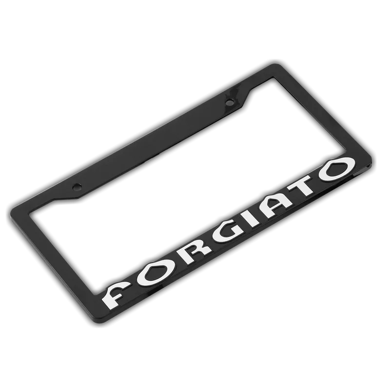 License Frame Black