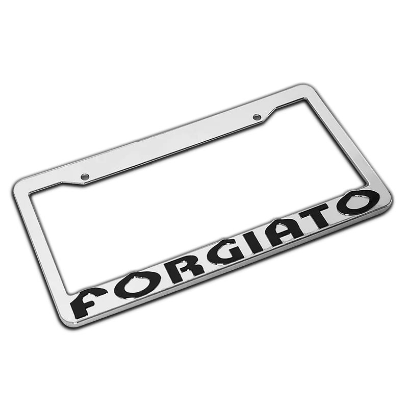 License Frame Chrome
